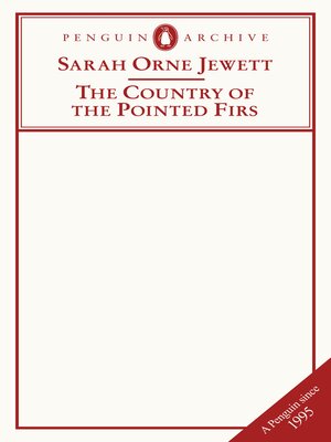 cover image of The Country of the Pointed Firs